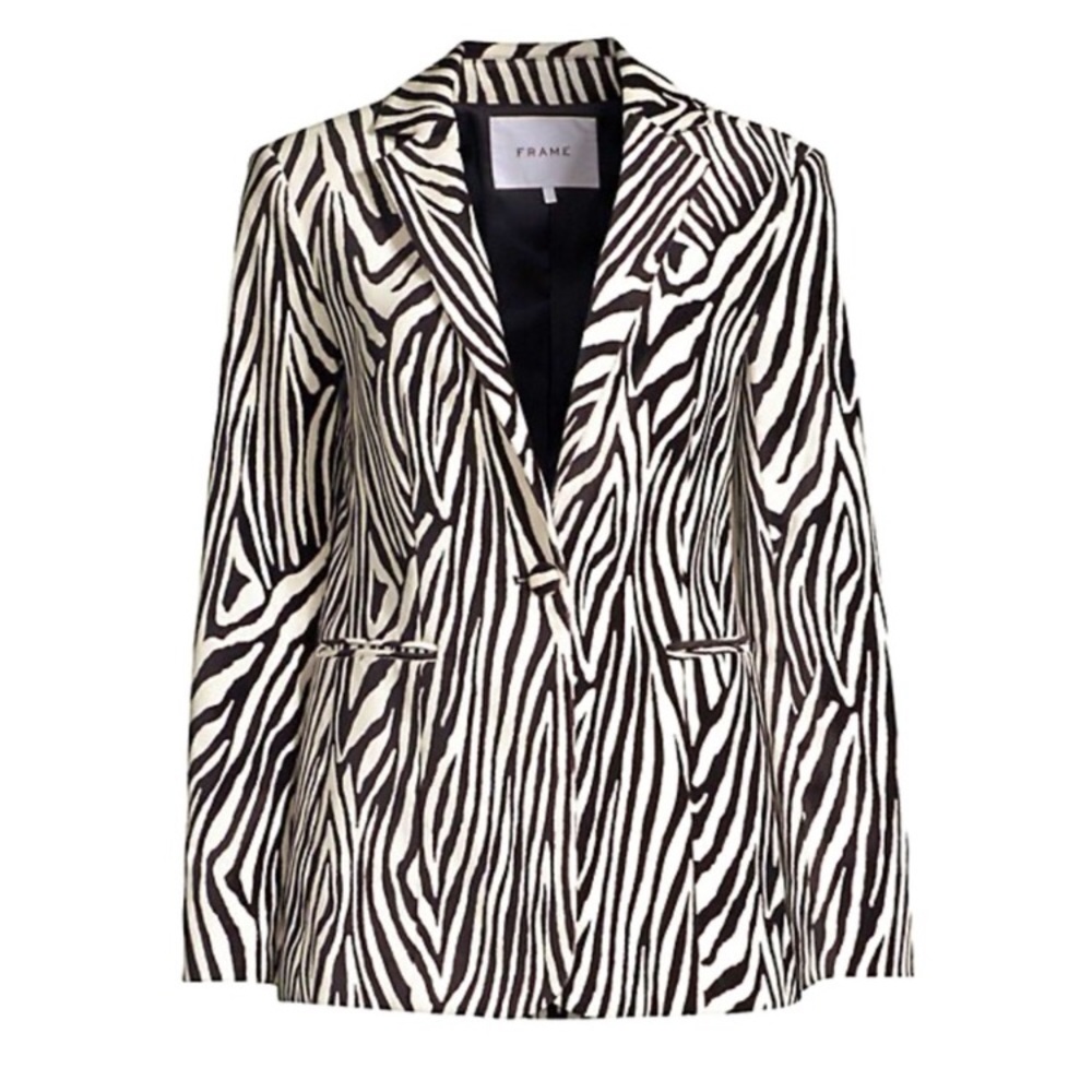 NWT FRAME ZEBRA BLAZER